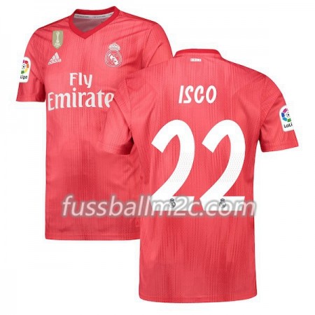 Fußballtrikots Real Madrid ISCO 22 Ausweich Trikotsatz 2018-2019